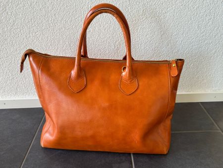 🍁 👜 Herbstliche Handtasche echtes Leder