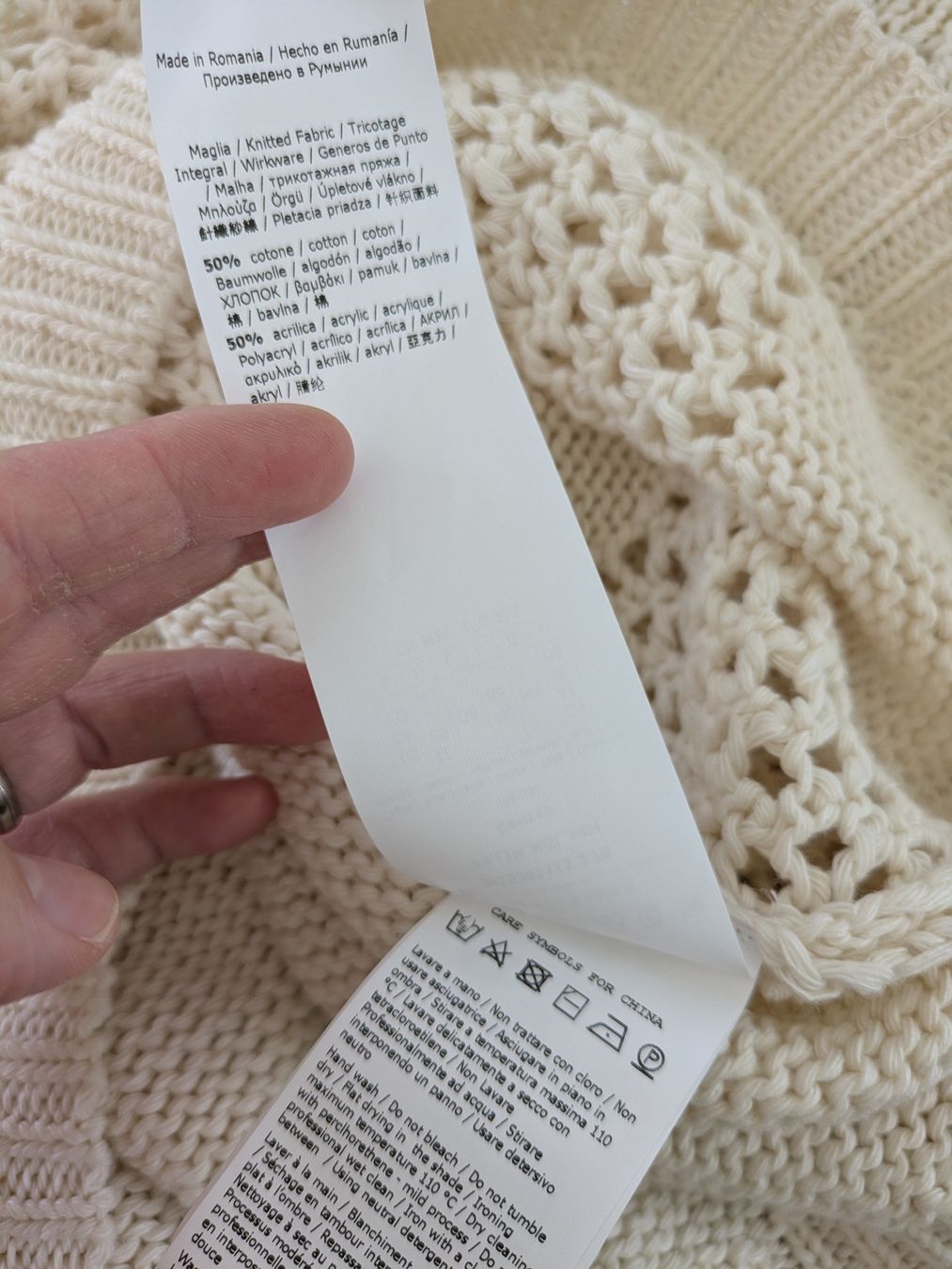 Maglioni & Felpe: EMME Marella Strickpullover, creme weiss, Grösse L – Usato da Safnern venduto da Klein_aber_fein 4