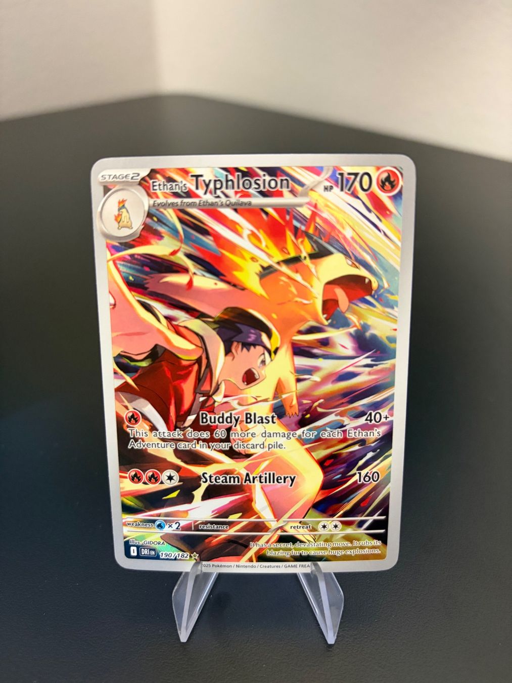 Pokémon Carte collezionabili: Ethan's Typhlosion 190 - englisch – Nuovo (secondo la descrizione) da Bern venduto da GiulianoMas