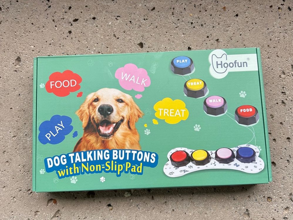 SIXRUN Sprachknöpfe Für Hunde - 6 Stück Aufnahmeknöpfe Zur Tierkommunikation