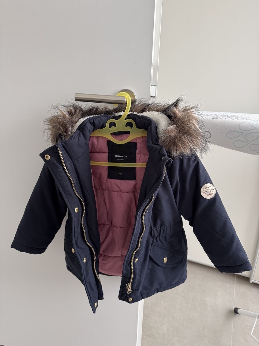 Name It Giacche & Cappotti: Winterjacke dunkelblau von Name It in Grösse 92 – Usato da Geroldswil venduto da CarrieO91 4