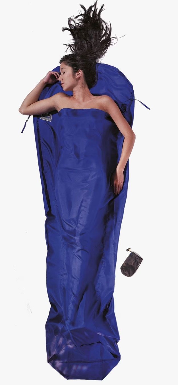 Cocoon Sacchi a pelo: Cocoon MummyLiner Seidenschlafsack blau – Nuovo (secondo la descrizione) da Domat/Ems venduto da Ursin81 2