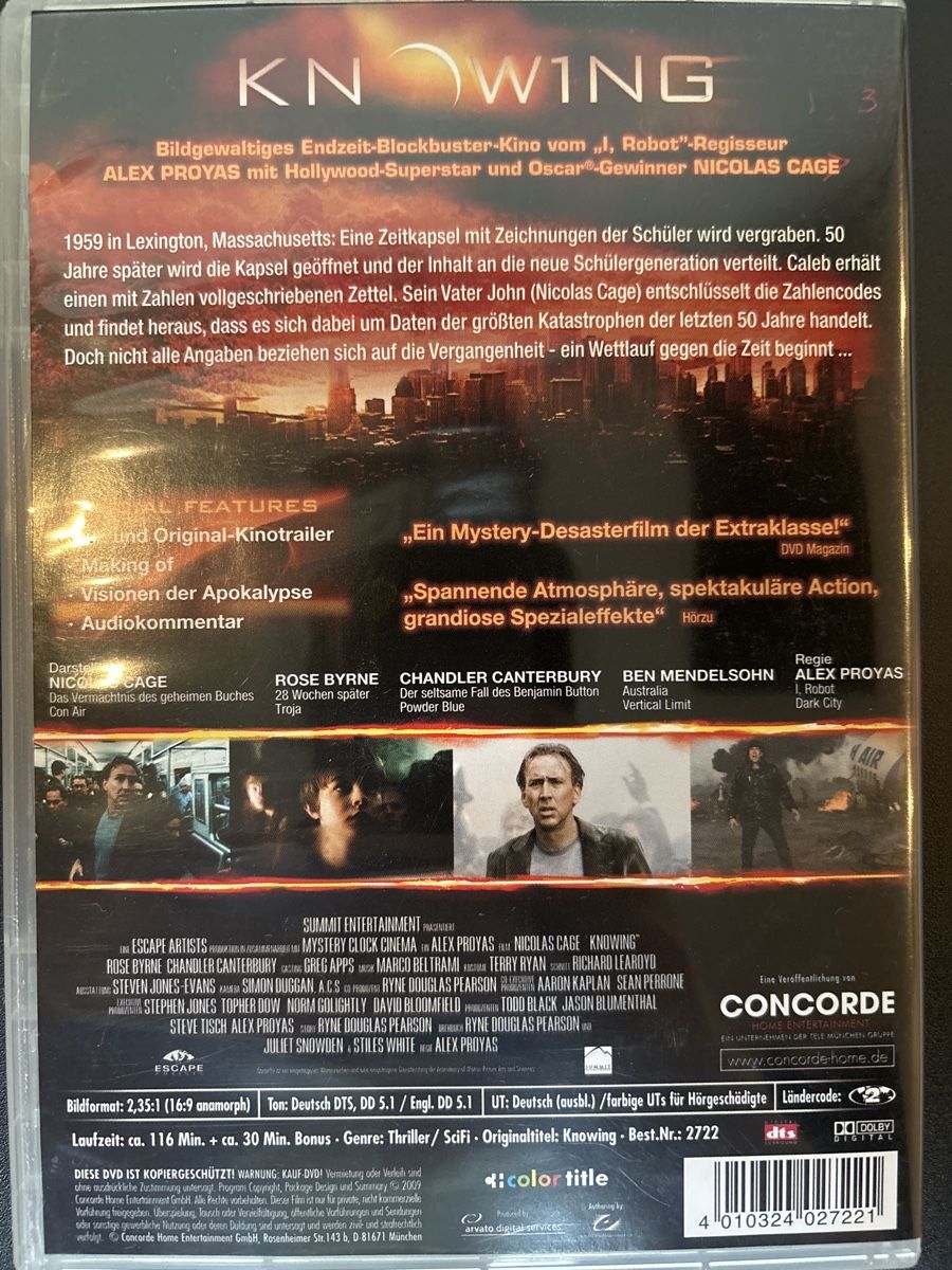 Tutti i DVDs: Nicolas Cage DVD collection – Usato da Oberentfelden venduto da Rabaelikus 1