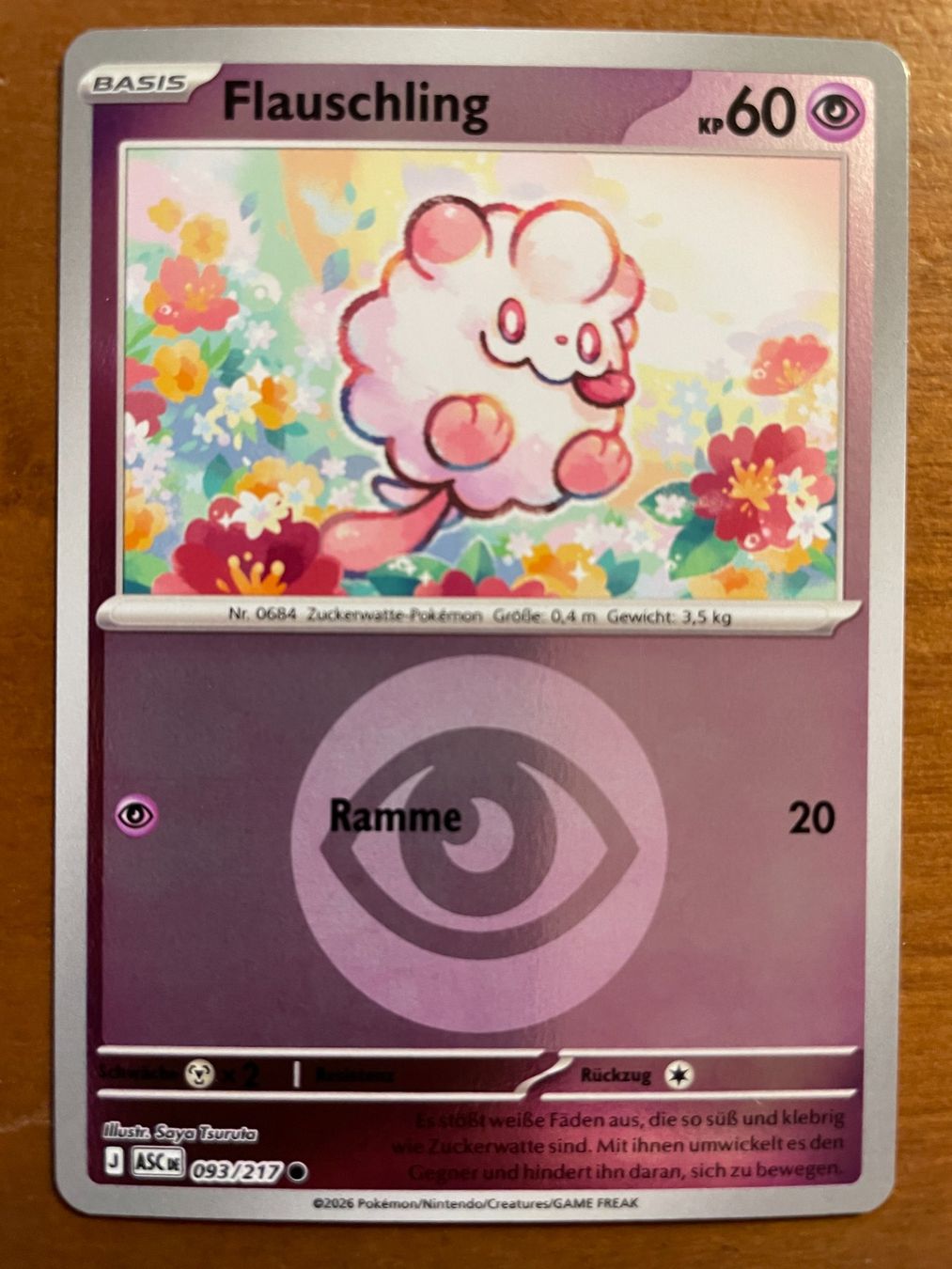 Pokémon Sammelbilder & Trading cards: Pokemon Flauschling Reverse (Versand gratis) – Neu (gemäss Beschreibung) aus Chur von Angerson