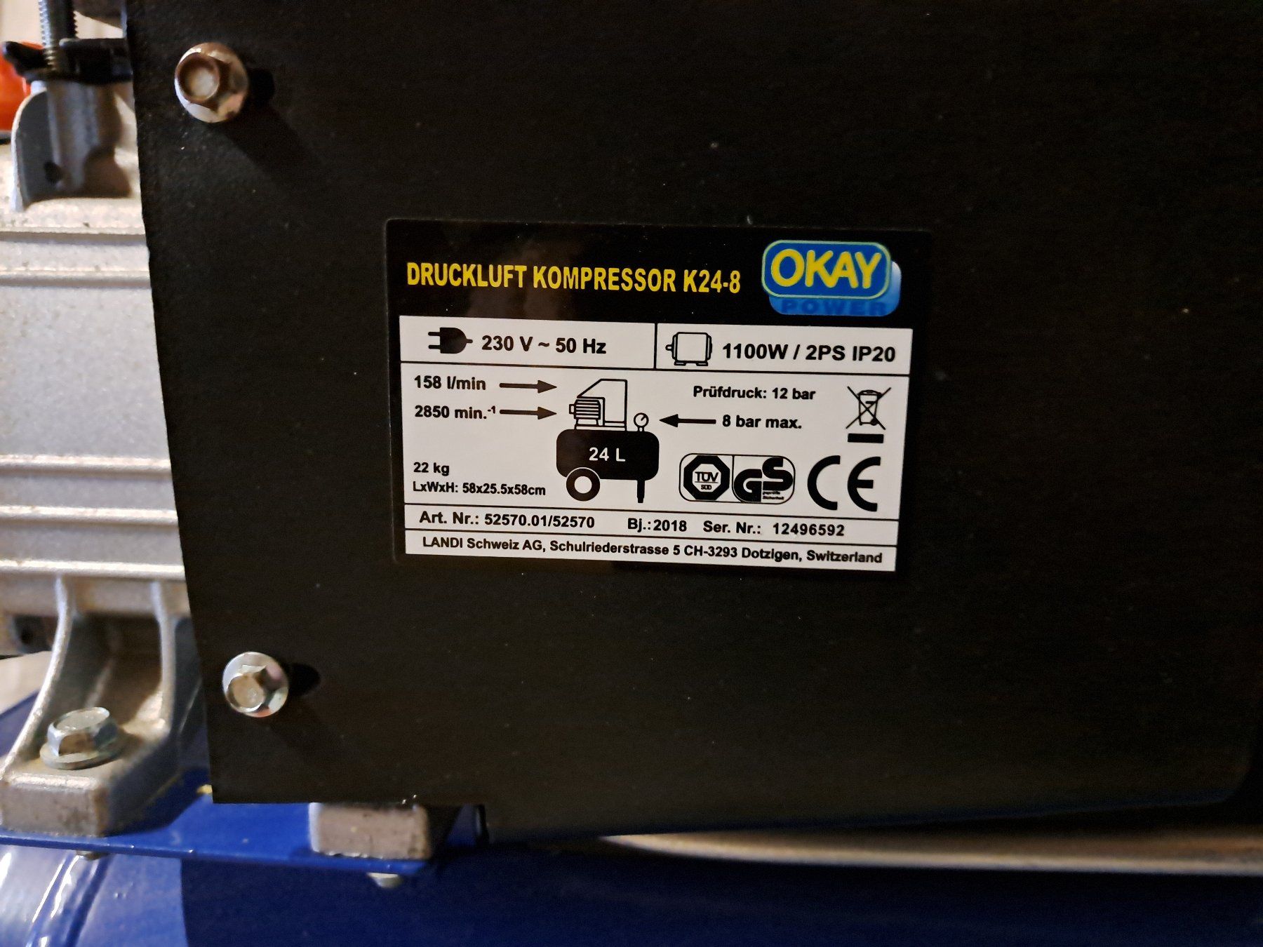 Compressori: COMPRESSEUR OKAY – Usato da Fleurier venduto da carlin01 4