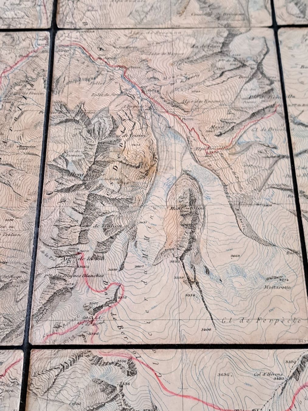 Cartine & Atlanti: ANCIENNE CARTE TOPO POUR ALPINISTE – Usato da couvet venduto da carlin01 3