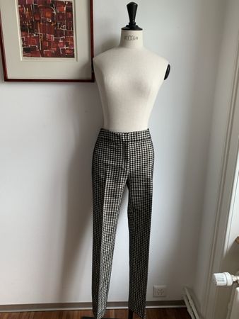 AKRIS punto: Neue trendige Hose in Hahnentrittmuster, 38