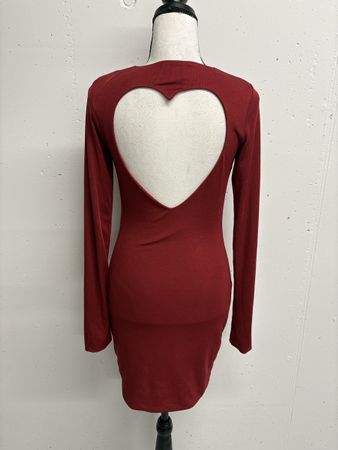 Six ways to Sunday Kleid Herzausschnitt Gr. M rot Minikleid