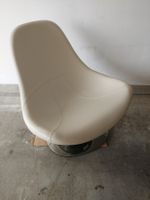 IKEA TIRUP DREHSESSEL LEDER WEISS NEUWERTIG ZUM ABHOLEN