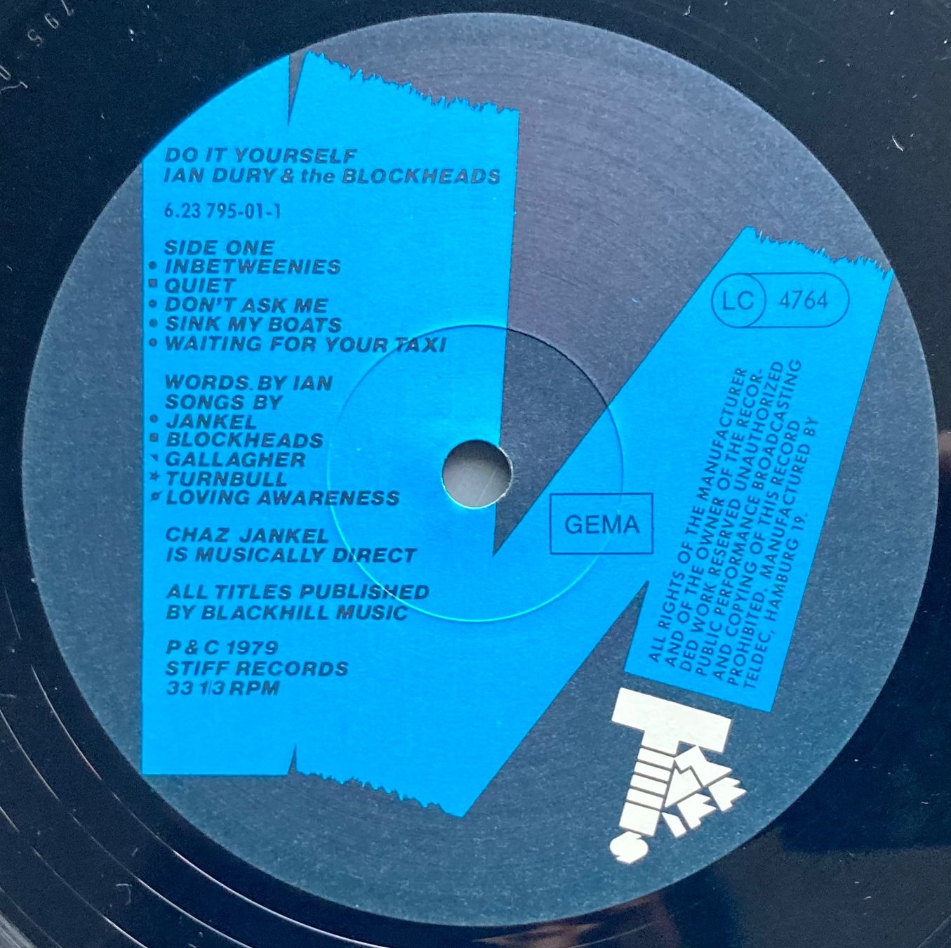 Vinyles: IAN DURY & THE BLOCKHEADS - DO IT YOURSELF – D'occasion à Poliez-Pittet par Newtown-Records 3