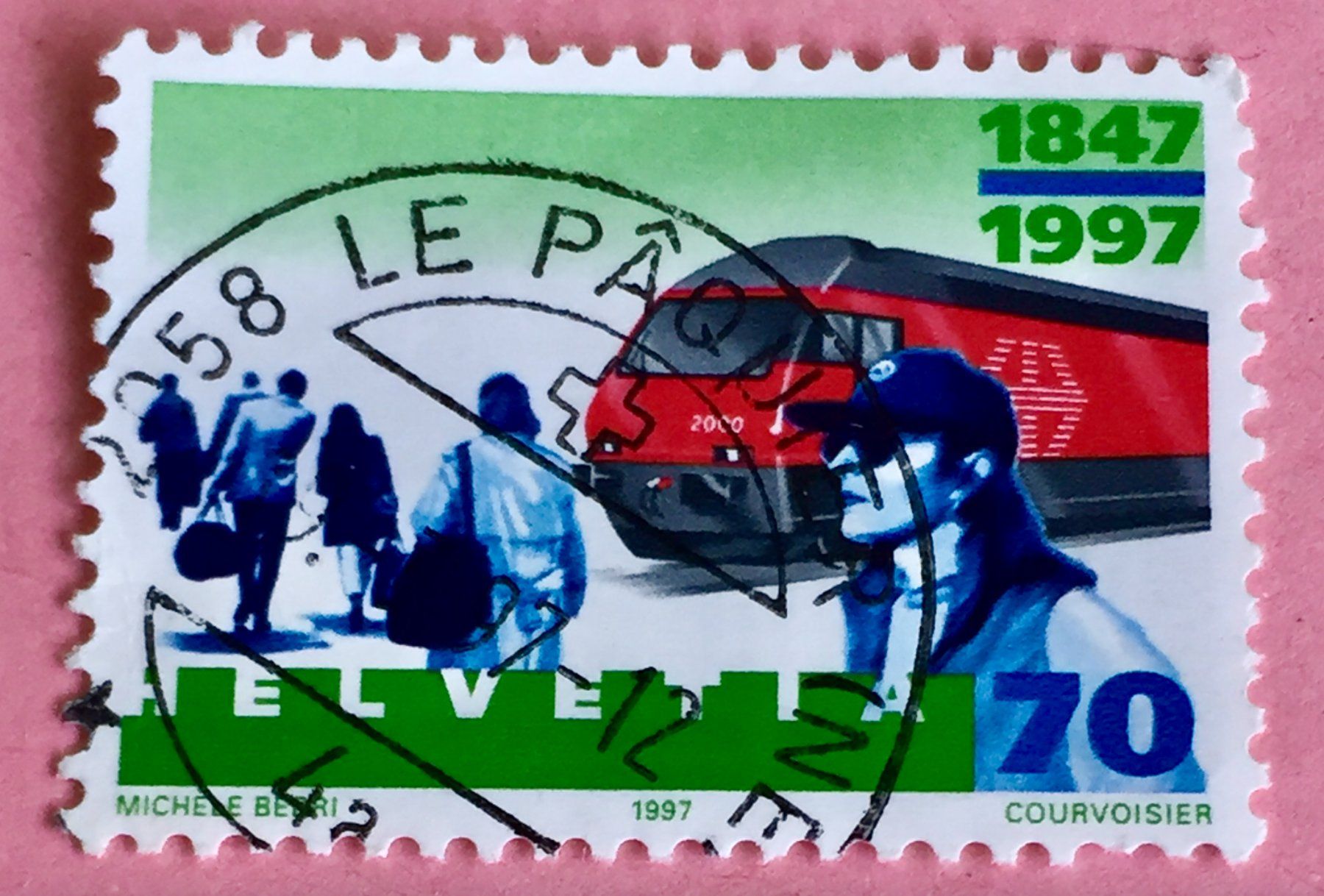 Alle Briefmarken: Nr.909 GESTEMPELT 1997  Le Pâquier   – Gebraucht aus Aarau von Billa007