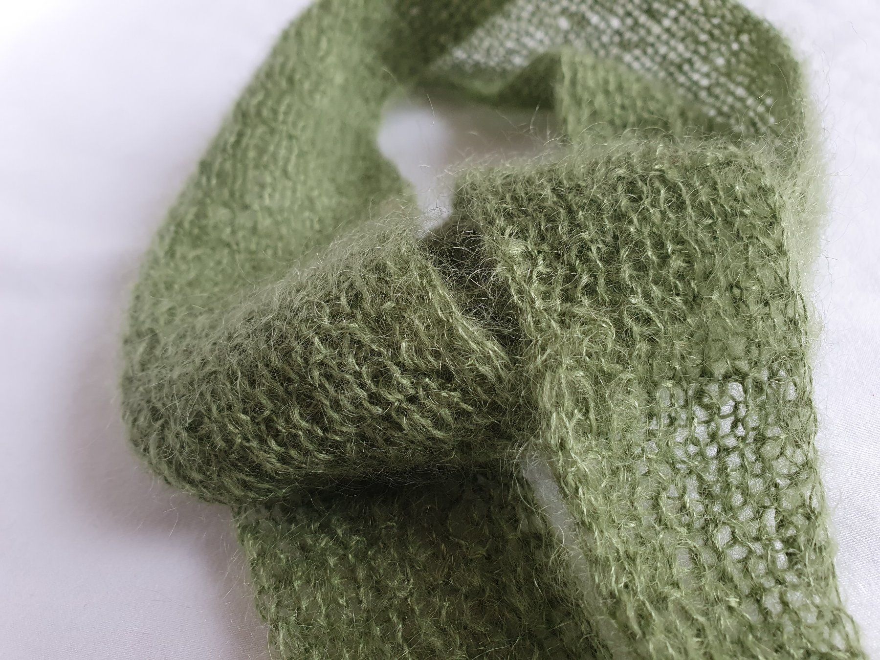 Foulard & Sciarpe: Mini scarf, Strickschal, Handgestrickt, Unikat, Geschenk – Nuovo e nell'imballaggio originale da Neunkirch venduto da Sandramay 2
