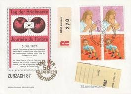 Tag der Briefmarke 1987, Zurzach, Umschlag