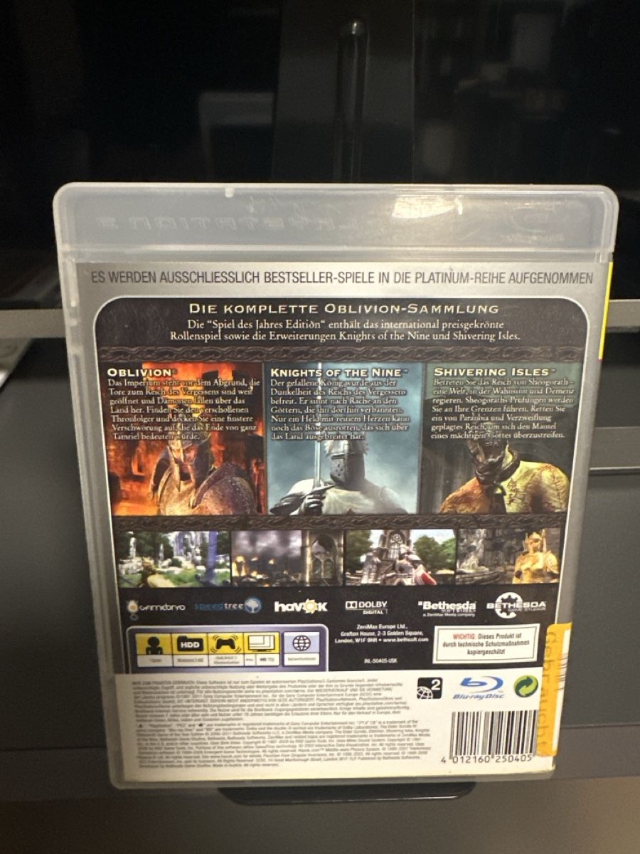 Sony Jeux: The Elder Scrolls IV Oblivion GotY Edition PS3  – Neuf (Voir description) à Kreuzlingen par Bes-GamingCollection 1