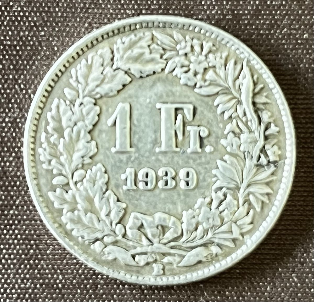 Alle Münzen: 1Fr. 1939 – Gebraucht aus Basel von Cmueggi