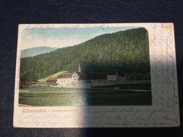 Alte Postkarte Einsiedeln - Frauenkloster, 1902 Hotelpost