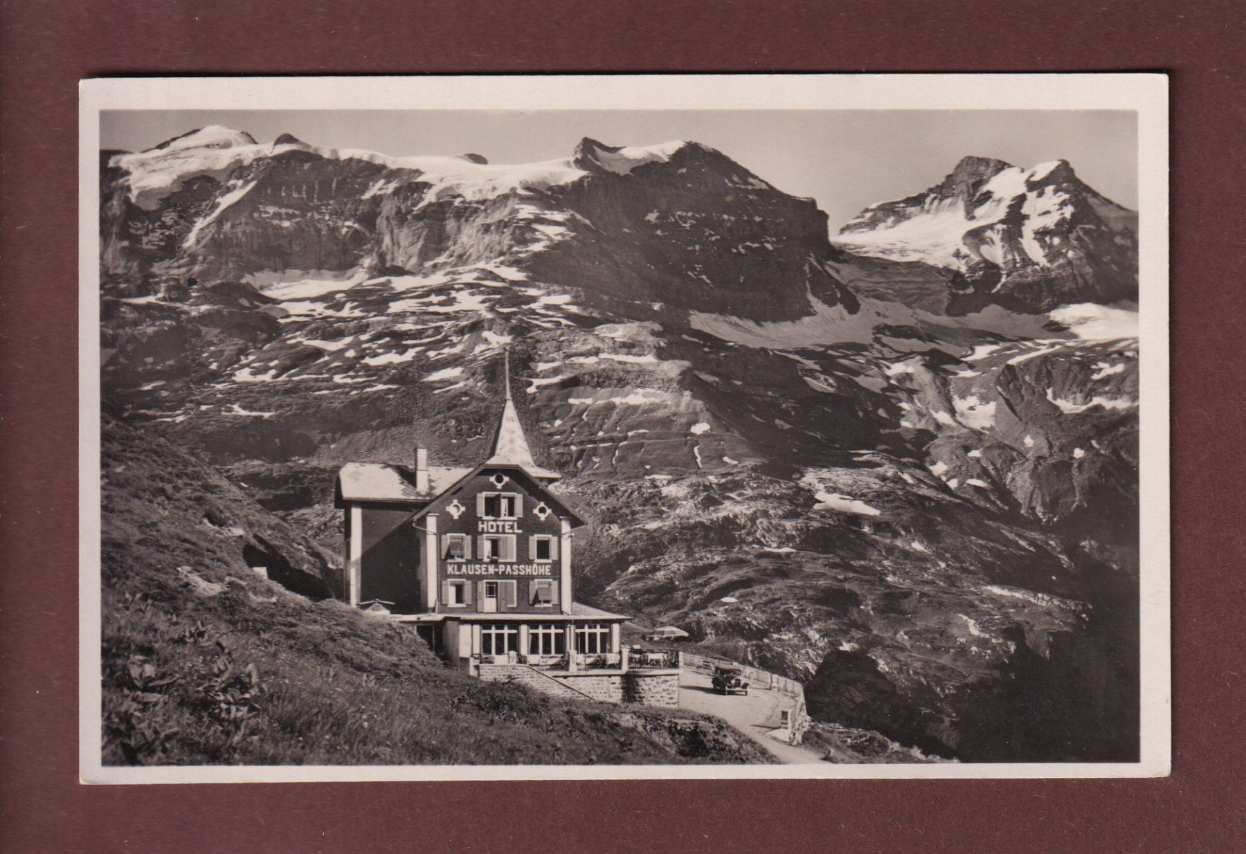 Cartoline postali: Hotel KLAUSENPASSHÖHE – Usato da Pully venduto da nicecards