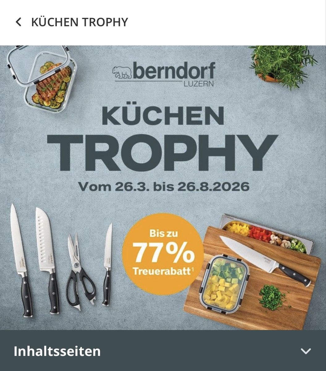 Coop Raccolte di bollini & punti: Coop Küchen Trophy – Nuovo e nell'imballaggio originale da Wahlendorf venduto da JZ3_l9yk