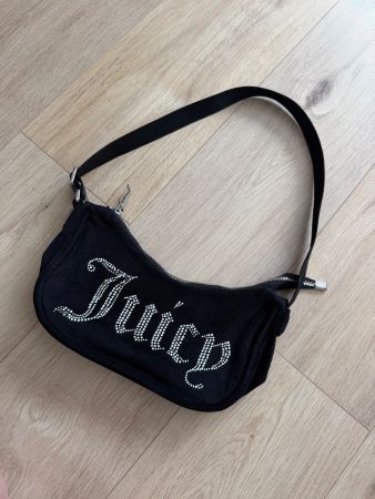 Juicy Couture Handtasche Schwarz mit Strass