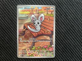 Pokemon Minccino Art Rare BLK Black Bolt near Mint