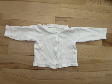 Leichte Jacke weiss Baby Grösse 56 gebraucht