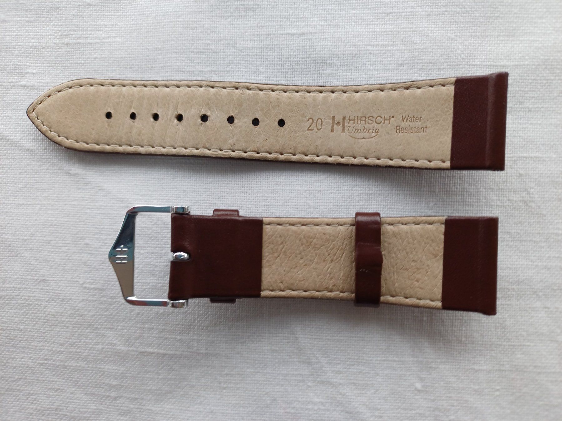 Bracciali & Braccialetti: Uhrenarmband Leder von HIRSCH – Usato da Luzern venduto da Verena19510 1