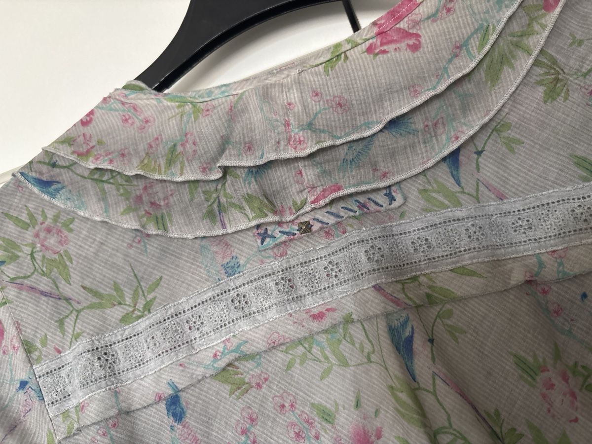 Nile Camicette: Nile Bluse, Gr. S, Grau – Usato da langenthal venduto da rundholz7 5