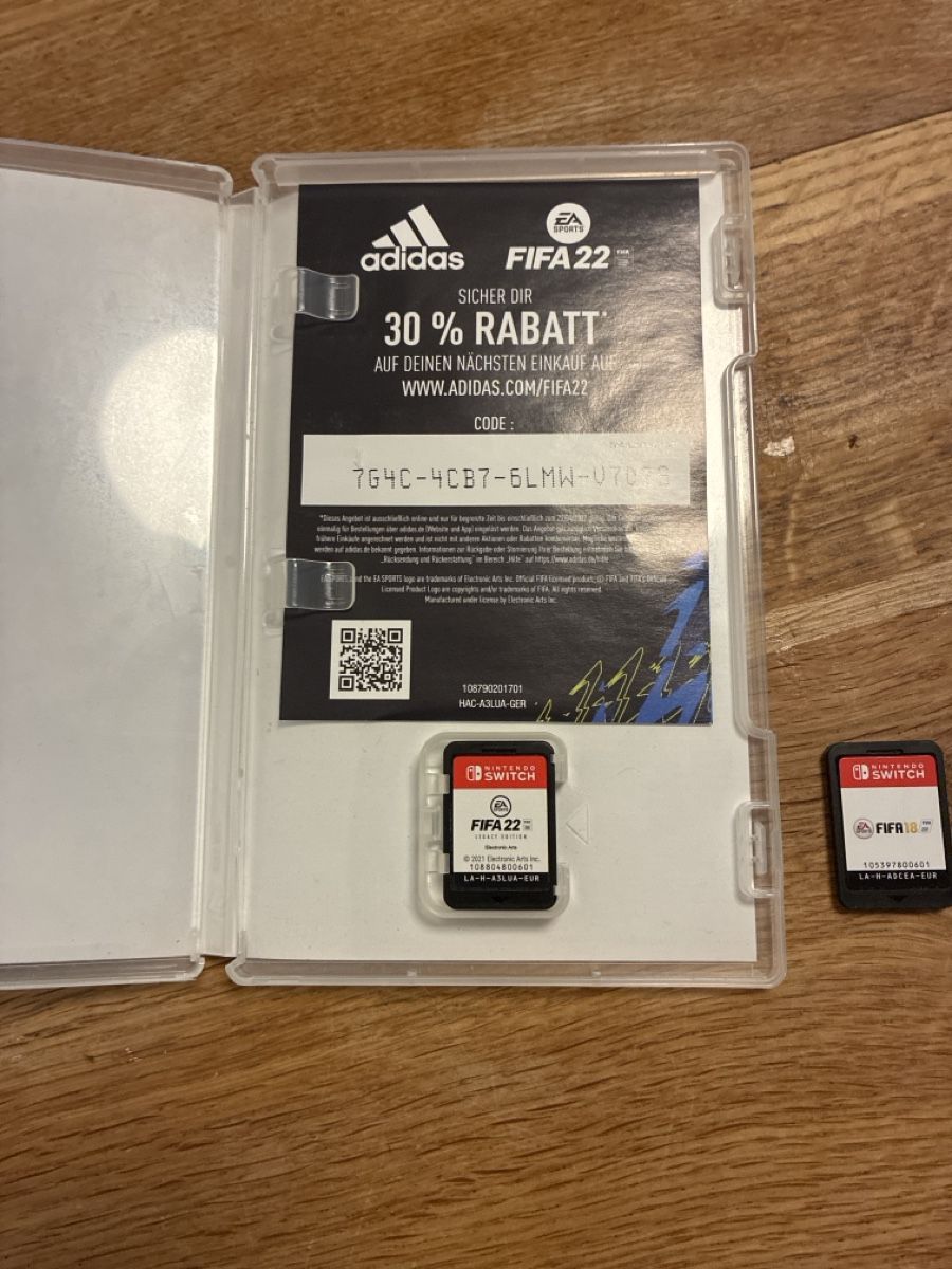 Nintendo Jeux: Nintendo Switch FIFA 18 & 22 – D'occasion à Maienfeld par Kitte 1