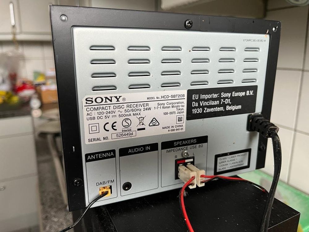 Home audio system Sony CMTSBT20B Kaufen auf Ricardo