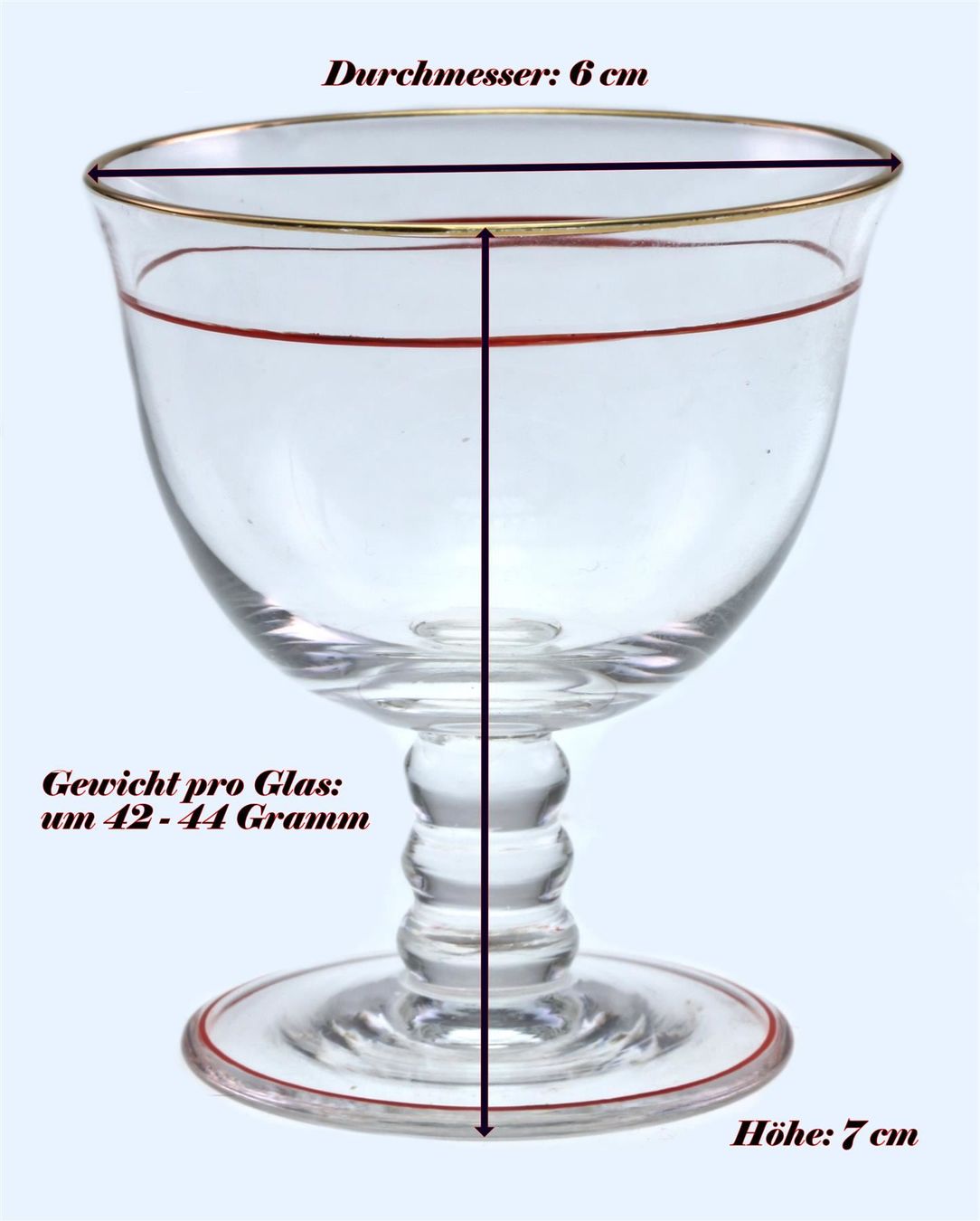Gläser: feines und schlichtes Schnapsglas – Gebraucht aus Langenthal von hamster-raeumung 4