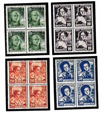 Alle Briefmarken: PJ136- Pro Juventute 1936 B4 ** – Gebraucht aus Trélex von Phil_Albert