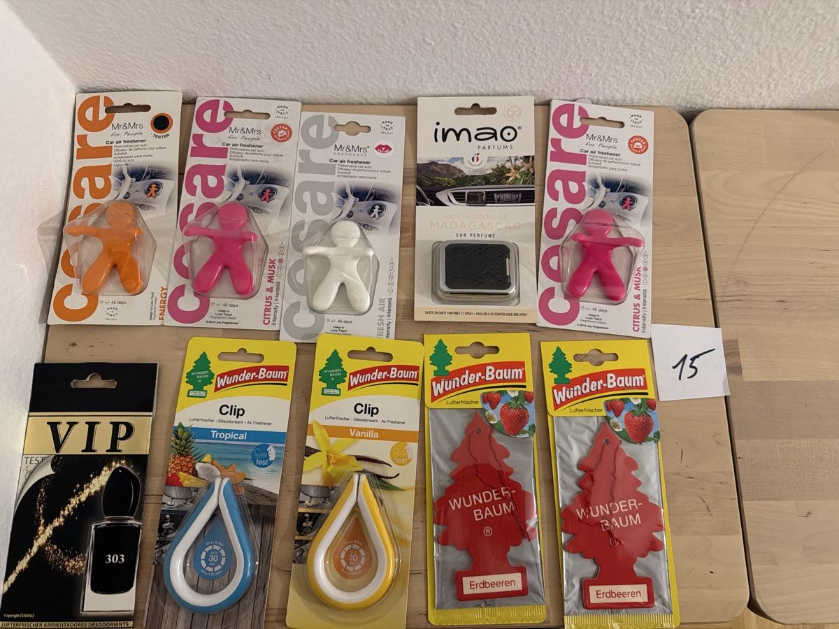 Lufterfrischer: Autoduftbäume 10stk diverse 15 – Neu und originalverpackt aus Kloten von sze_wb99