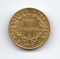 (751) Frankreich, 20 Francs AN13 A, top, fast stgl