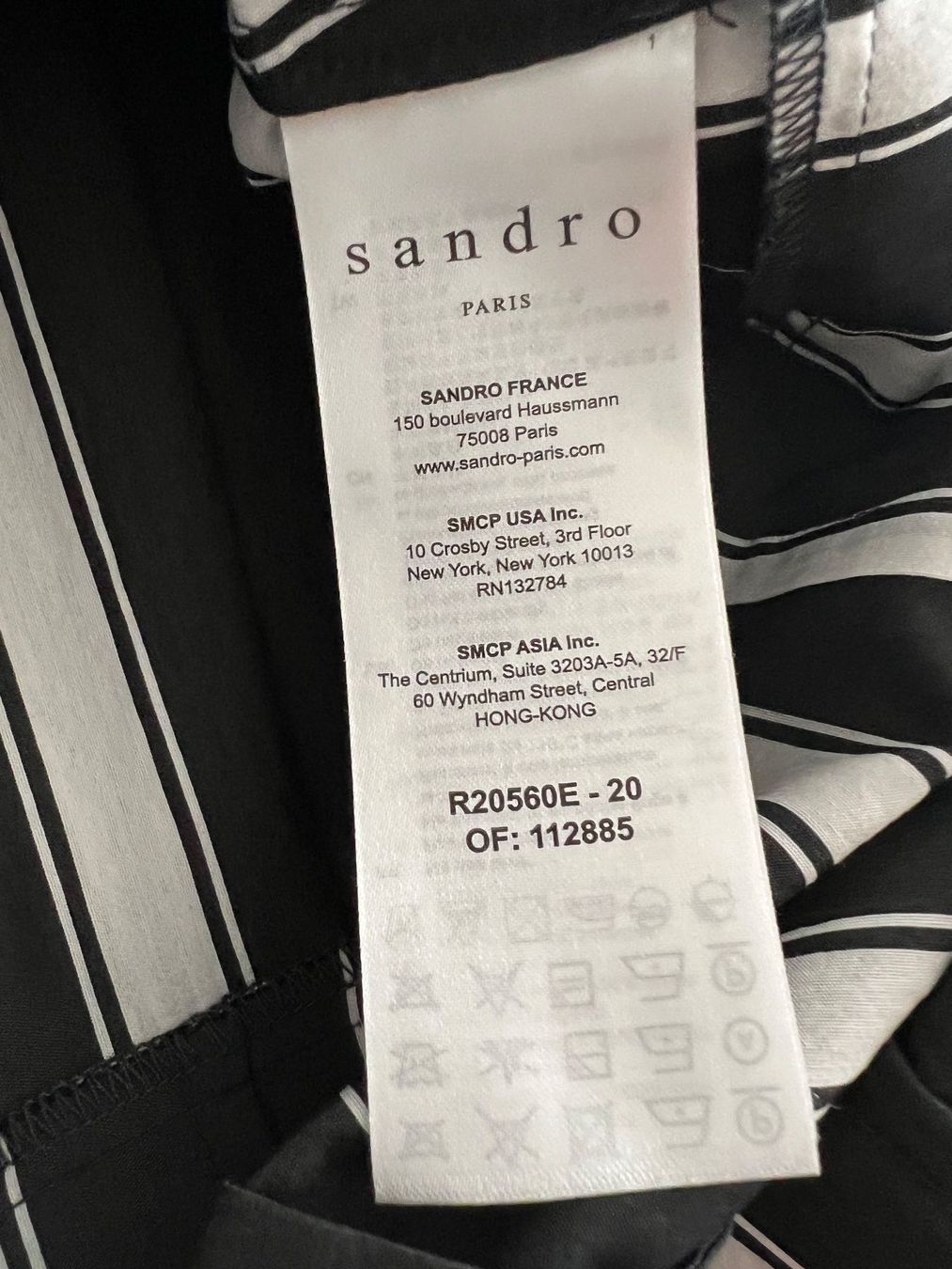 Sandro Vestiti: Sandro · Robe courte rayée – Usato da Crissier venduto da ChamoNova 7