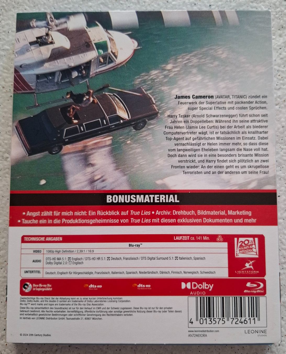 Tutti i DVDs: Schwarzenegger - True Lies-Wahre Lügen – Nuovo (secondo la descrizione) da Riehen venduto da DVD-Palace 1