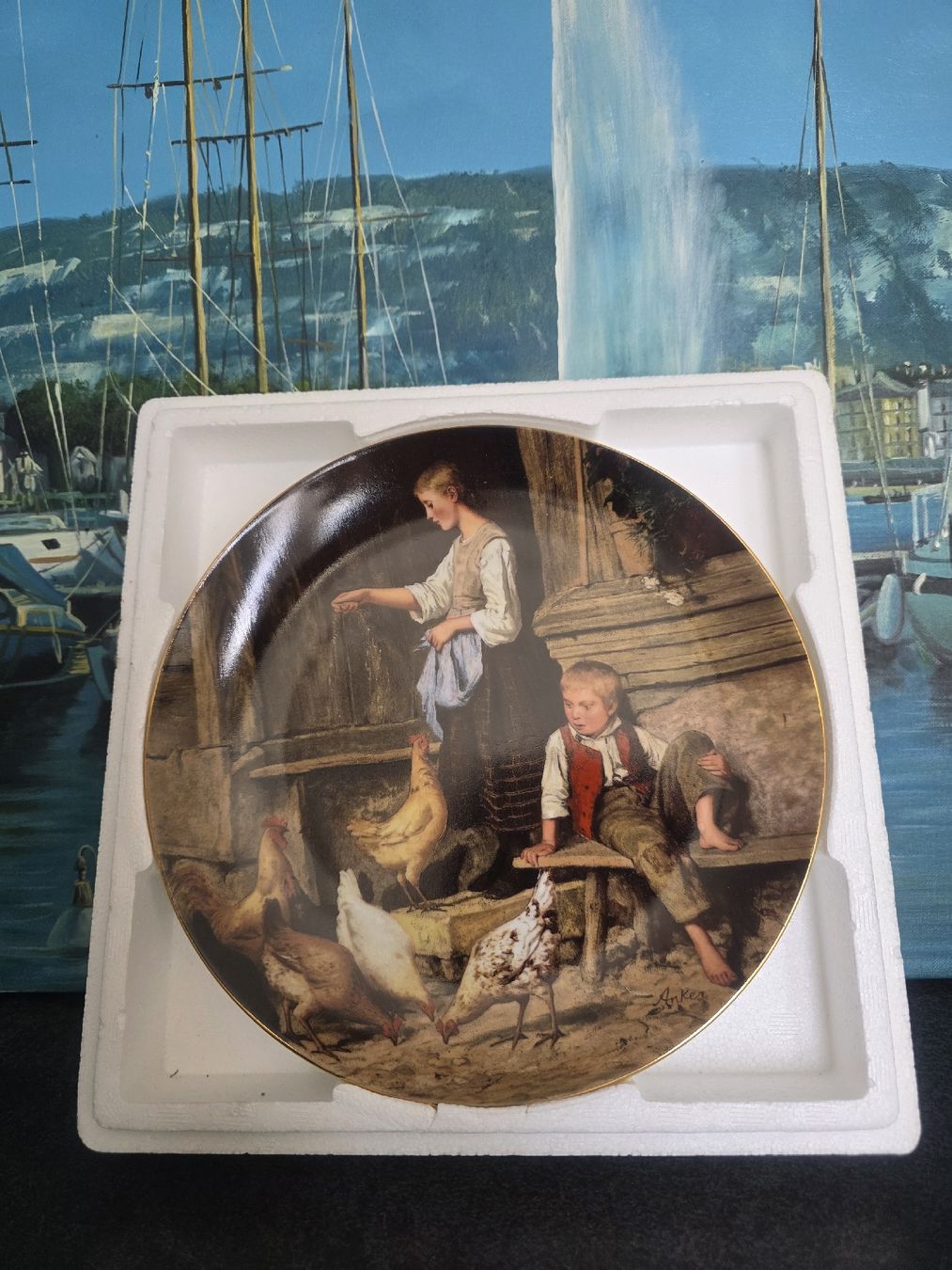 Piatti di portata: Plat décoratif Langenthal Suisse, édition limitée 1987 – Nuovo (secondo la descrizione) da Collonges venduto da 2D_Collector