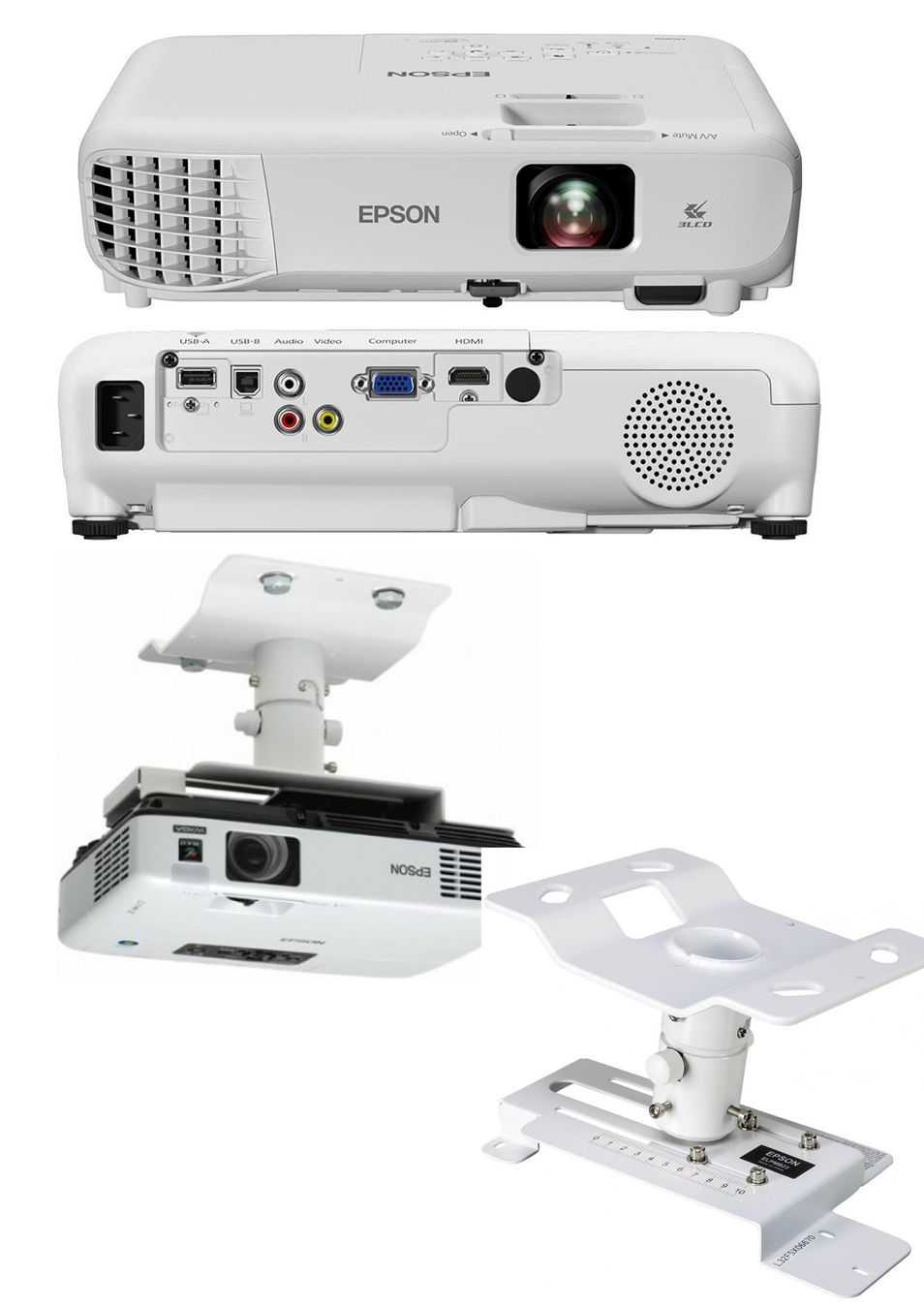 Epson Vidéoprojecteurs: Epson Eb-S05  mit Epson ELPMB23 Deckenbefestigung – Neuf (Voir description) à Zürich par indianer13