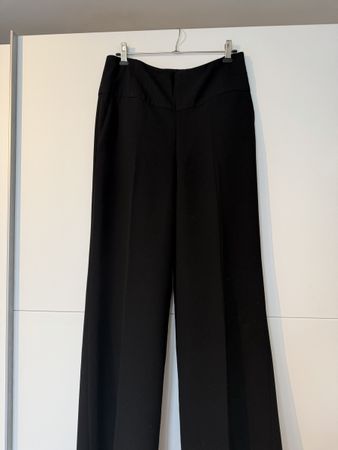 Elegante Zara Basic Stoffhose, Schwarz, Gr. 36, Top Zustand!