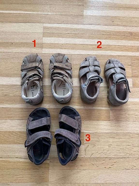 Schuhe für Jungen: Sandalen verschiedene Grossen 24-26 – Gebraucht aus Zürich von vasile23