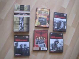 WW ll DVD 's mit Sach Buch Europa in Flammen uvm