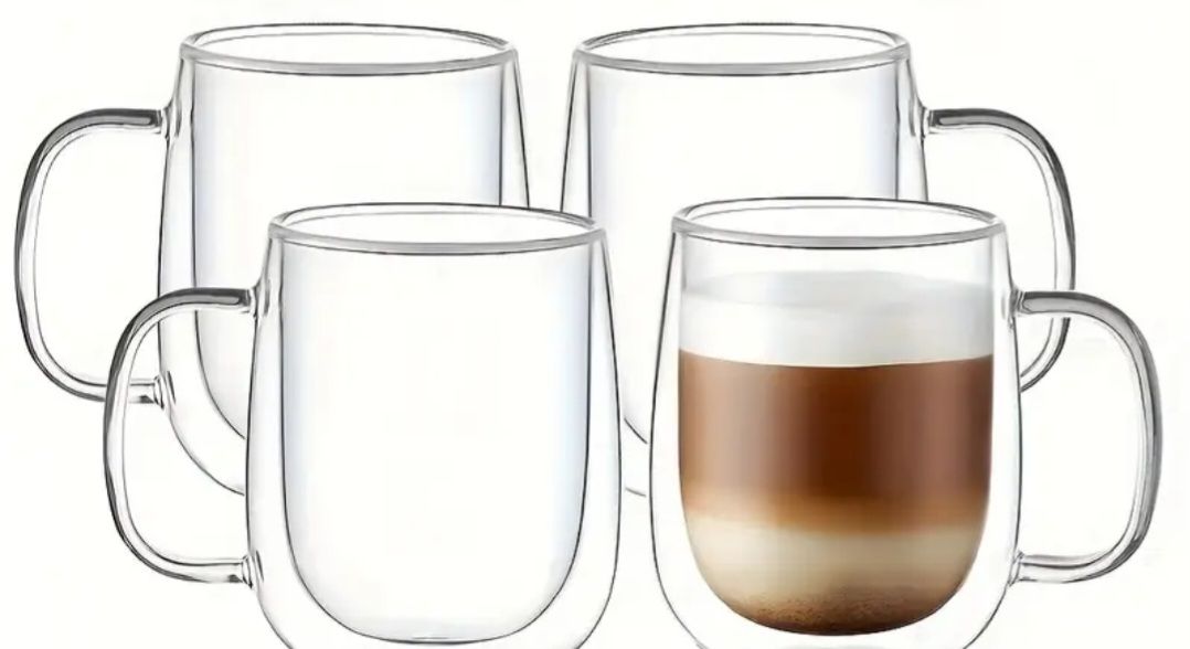 Gläser: 4er Set Doppelwandige Glas – Neu (gemäss Beschreibung) aus Gommiswald von Iviea