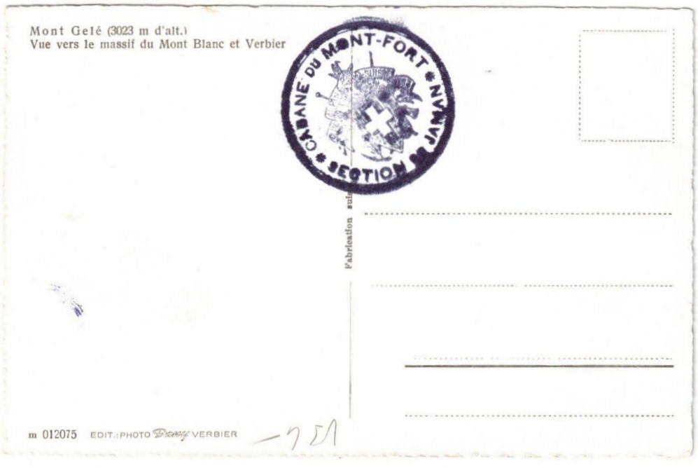 Cartoline postali: Verbier - Luftseilbahn Mont Gelé – Usato da Binningen venduto da Mountainrider 1