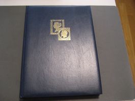 Briefmarkeneinsteckbuch, schwarze Seiten, Occasion