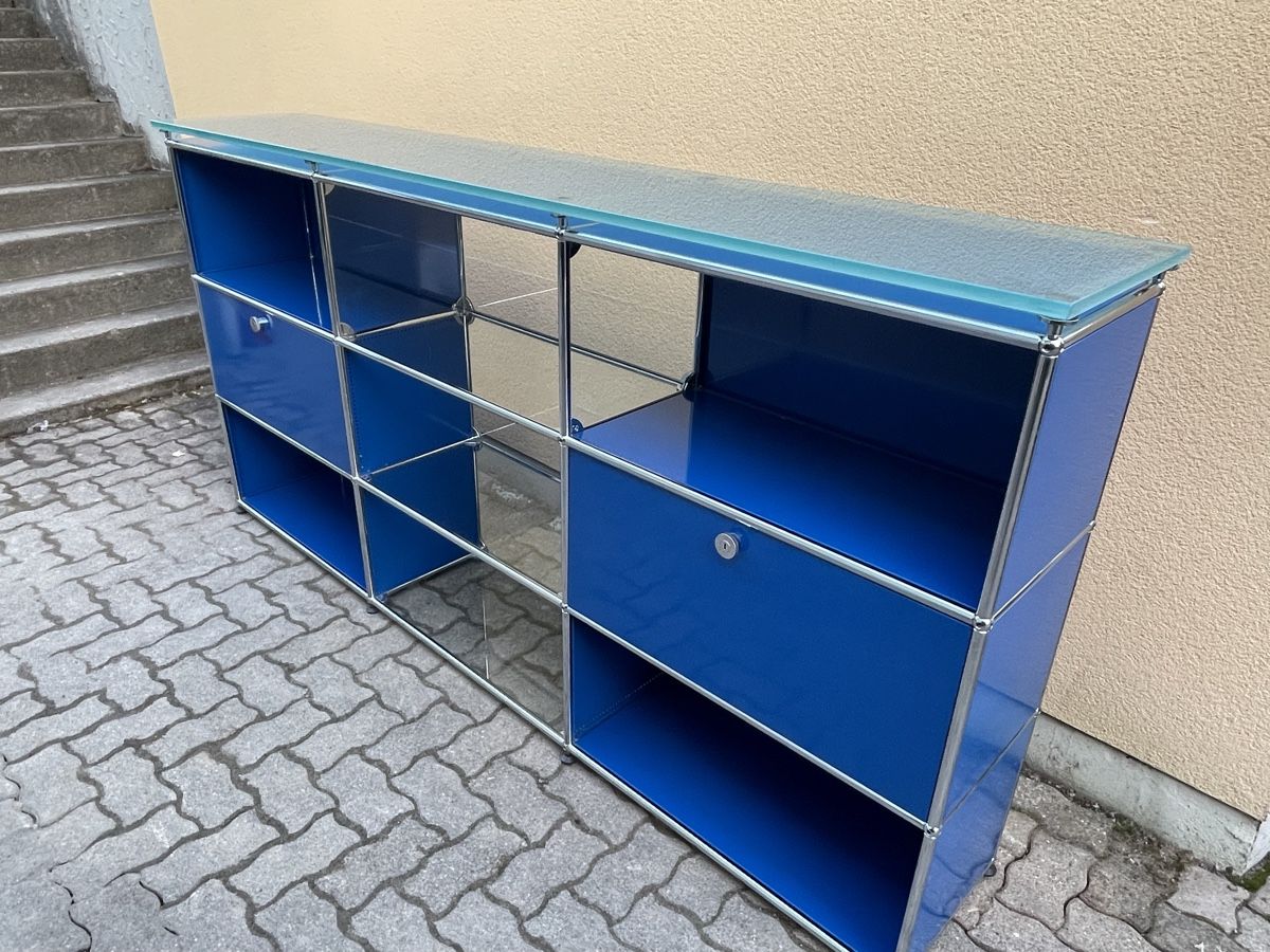 Cassettiere: USM Haller Sideboard Enzianblaue 3x3 – Usato da Dietikon venduto da Kumar_Occasionen 3