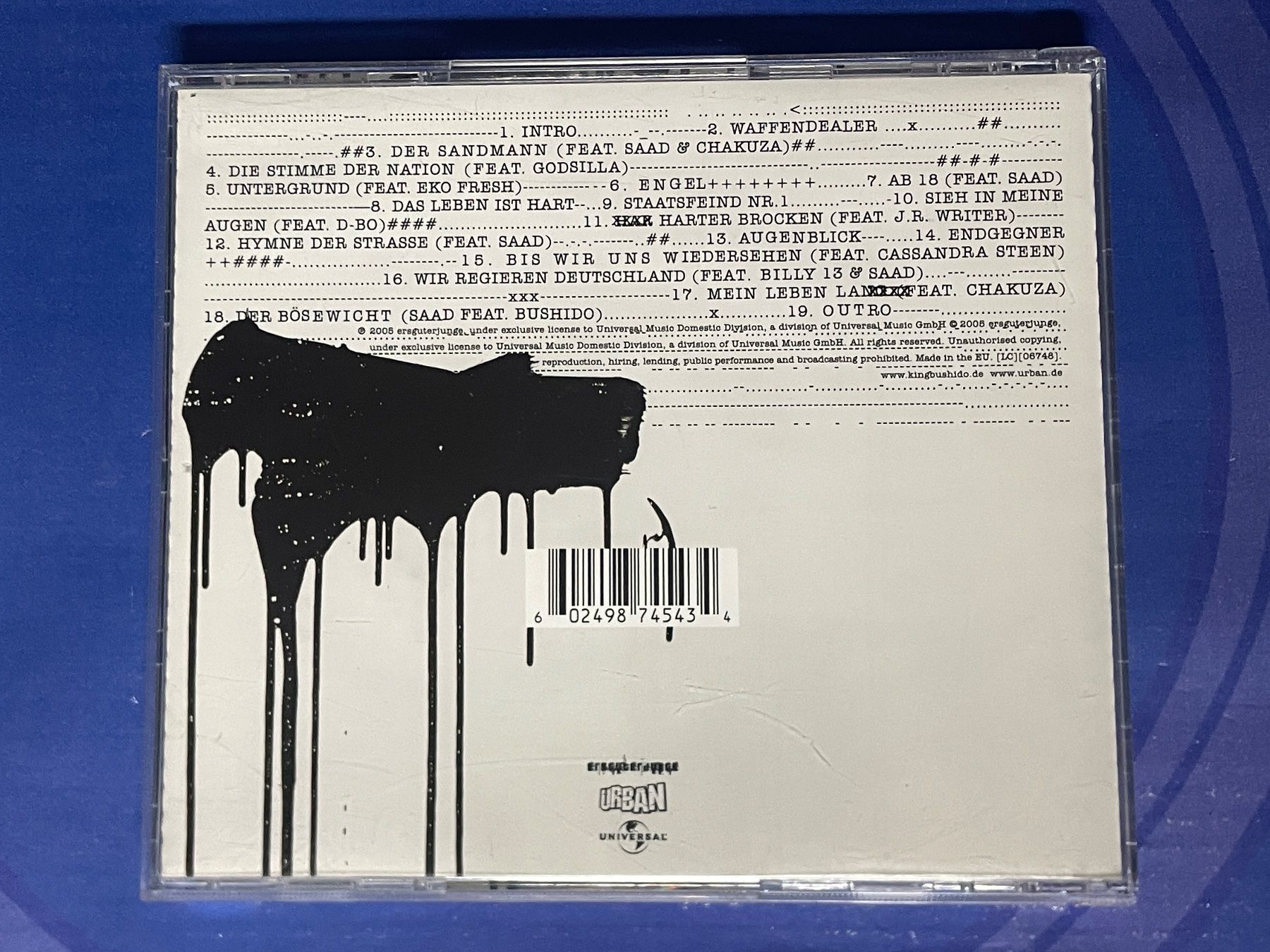 CDs: Bushido – Gebraucht aus Muri b. Bern von AdidasCollector 1