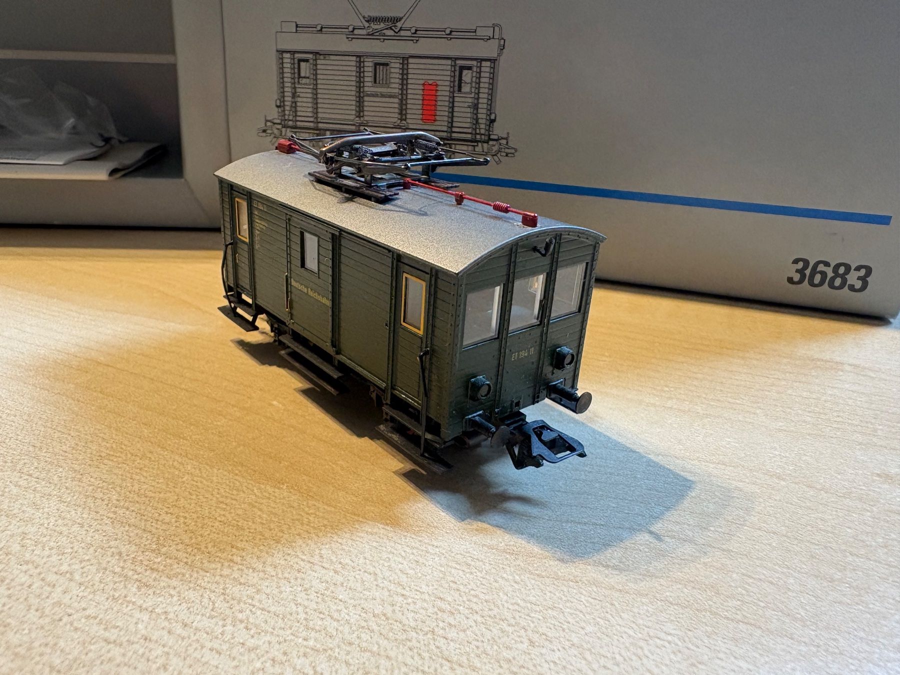 Märklin Modelleisenbahnen: Maerklin 3683    BR ET 194 – Neu und originalverpackt aus Corcelles Payerne von Pierre66 1