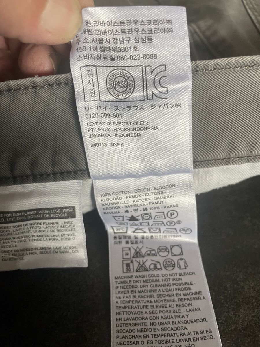 Levi's Hosen: Pantalon Levi's 505 Gris Taille 36 32 – Gebraucht aus Vallamand von Bricbracbroc82 6