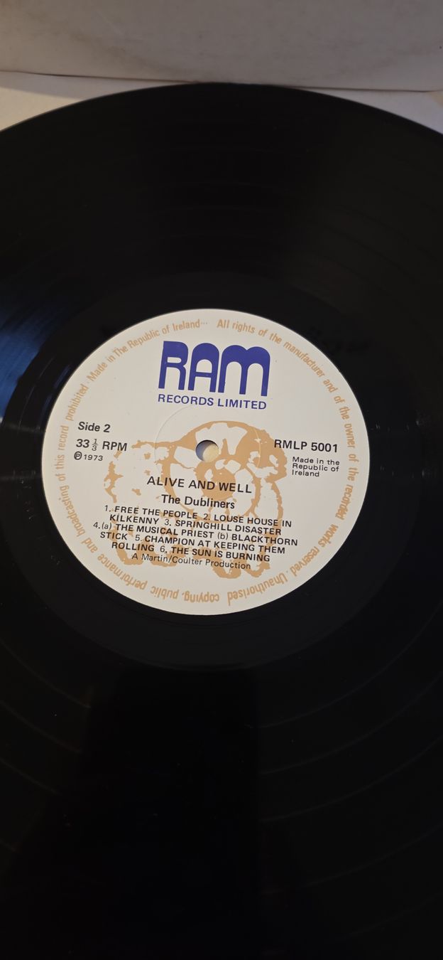Dischi in vinile: The Dubliners - Alive and Well  1973 G,Vg – Usato da Yvonand venduto da RF-VINYL 4