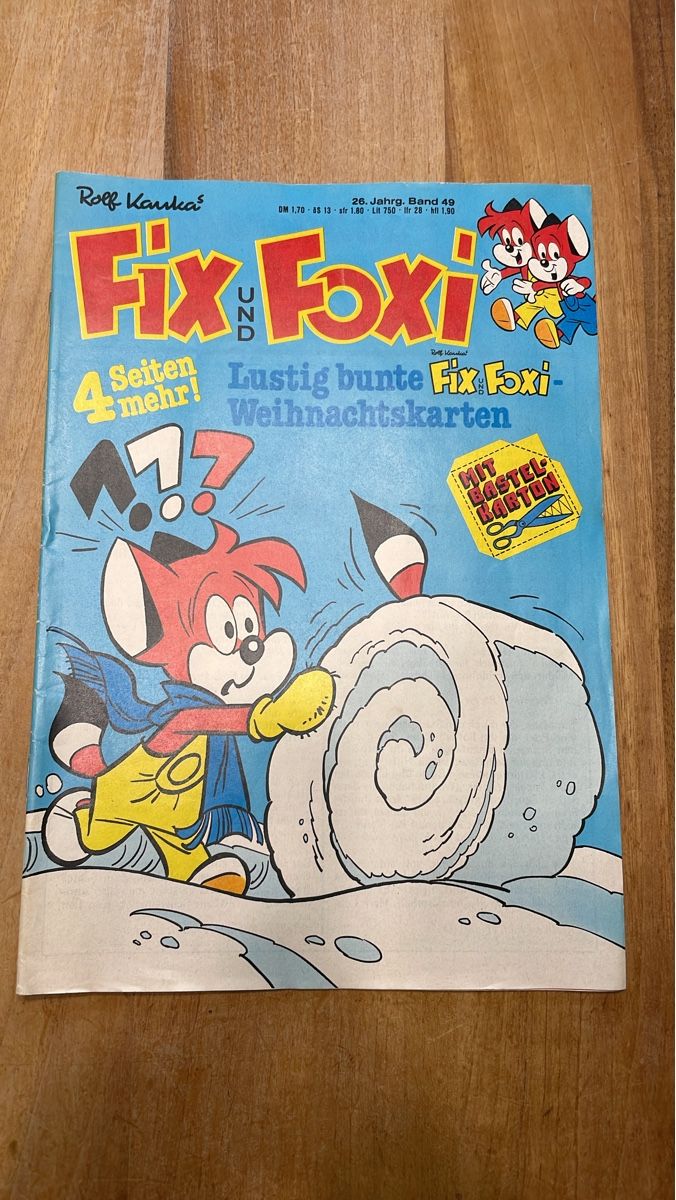 Fumetti: Fix und Foxi Comic - Lustige Weihnachtskarten Ausgabe – Nuovo (secondo la descrizione) da Therwil venduto da rubininio
