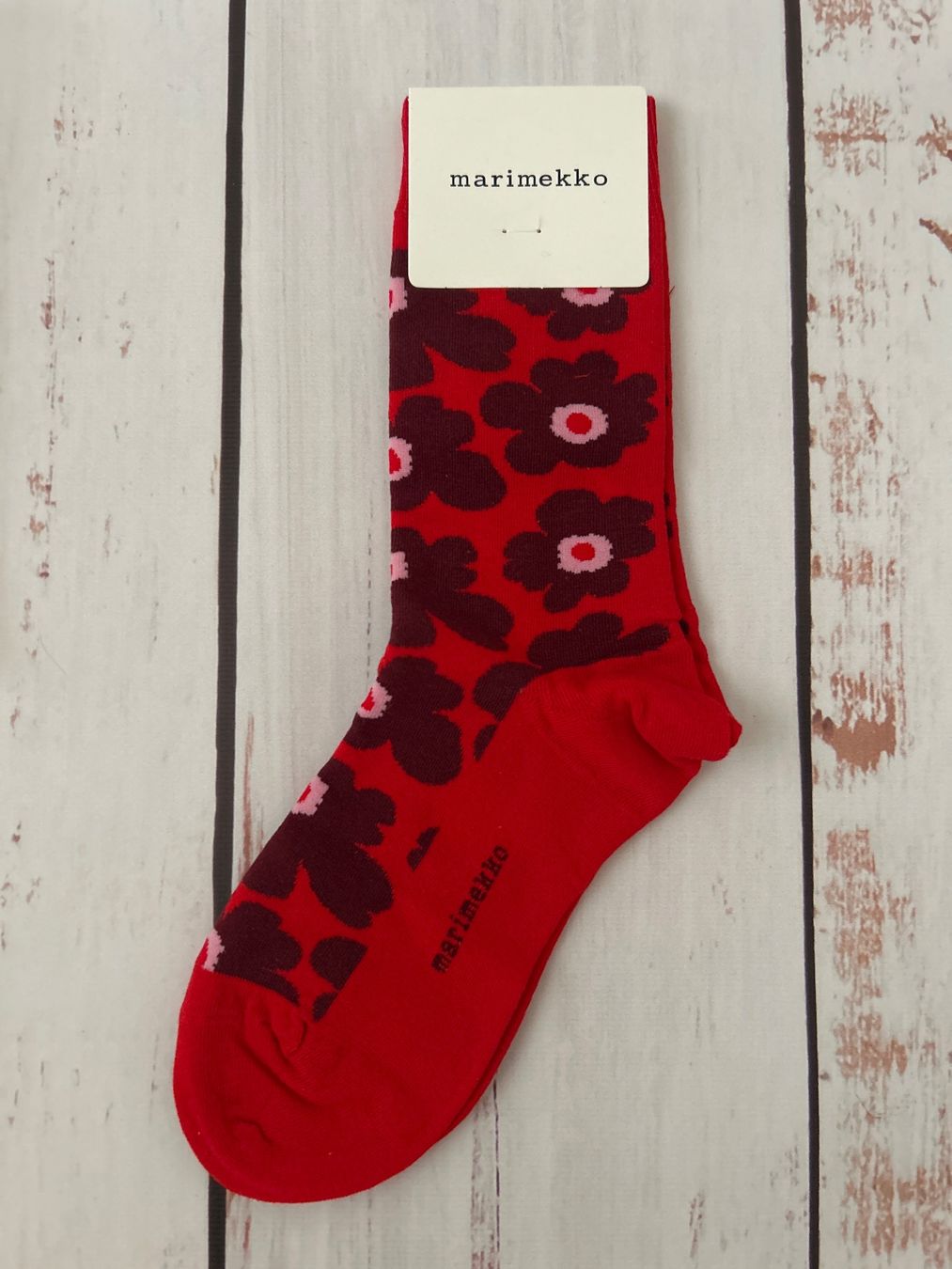 Calze: Marimekko socks pop-up stripes print – Nuovo e nell'imballaggio originale da Zürich venduto da Ferienan